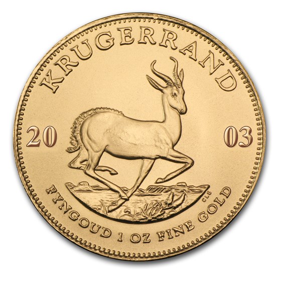 2003 South Africa 1 oz Gold Krugerrand 2003 South Africa 1 oz Gold Krugerrand